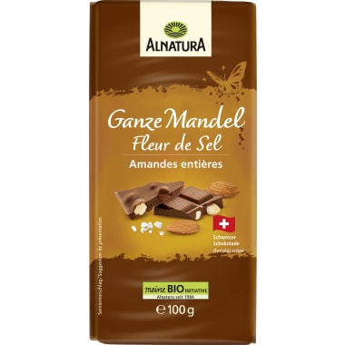 Alnatura Bio Schokolade Ganze Mandel Vollmilch
