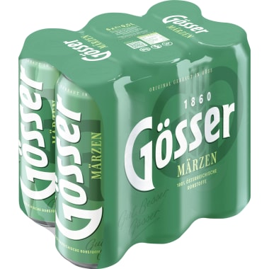 Gösser Märzen Tray 6x 0,5 Liter Dose