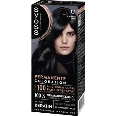 Syoss Dauerhafte Coloration Schwarz