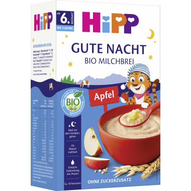 Hipp Bio Milchbrei Hafer-Apfel 8. Monat