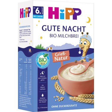 Hipp Kindergrieß 6. Monat