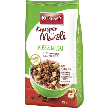 Knusperli Knuspermüsli Nuss & Nougat