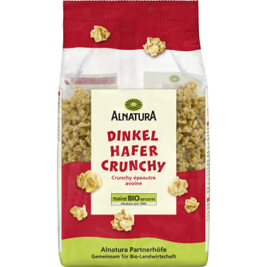 Alnatura Bio Dinkelhafercrunchy mit Reissirup gesüßt