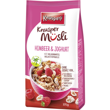Knusperli Knuspermüsli Himbeer & Joghurt