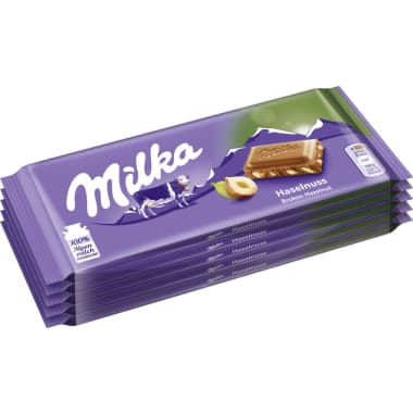 Milka Schokolade Haselnuss 5er-Packung