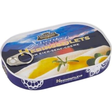 Schenkel Heringsfilets in Eier-Senf-Creme