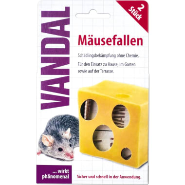 Vandal Mäusefalle 2er-Packung