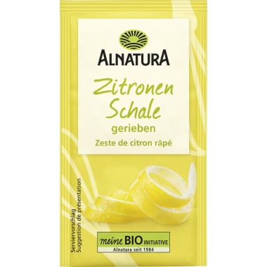 Alnatura Bio Zitronenschalen gerieben