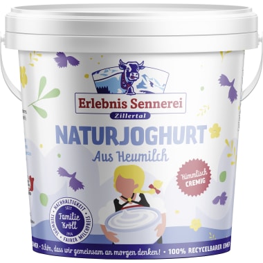 Erlebnissennerei Zillertal Naturjoghurt aus Heumilch 3,5%