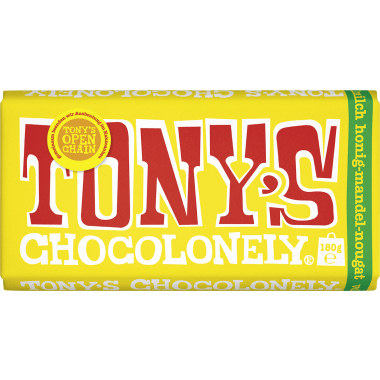 Tony's Chocolonely Honig-Mandelnougat und Meersalz