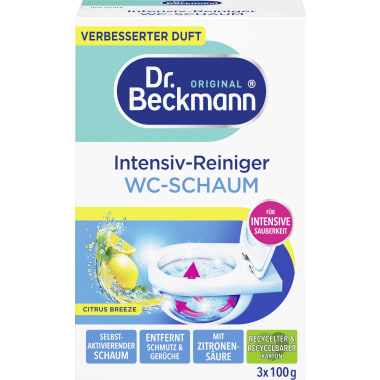 Dr. Beckmann Aktivkohle WC-Schaum 3er-Packung