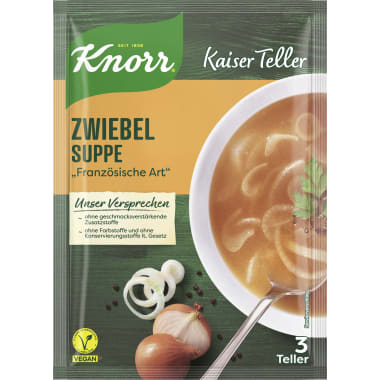 Knorr Kaiser Teller Zwiebelsuppe