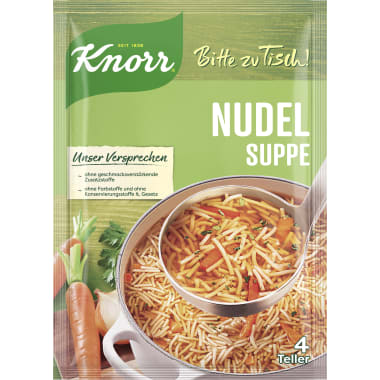Knorr Bitte zu Tisch Nudelsuppe