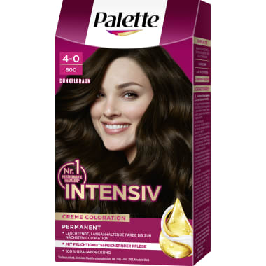 Palette Intensiv Dunkelbraun