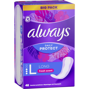 Always Alldays Slipeinlage Large Freshness 48er-Packung