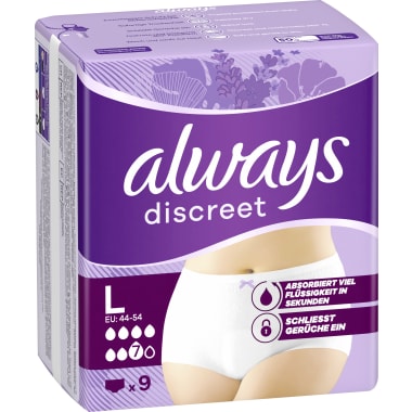Always Discreet Pants L