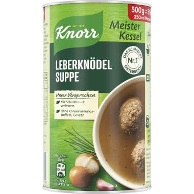 Knorr Meister Kessel Leberknödelsuppe