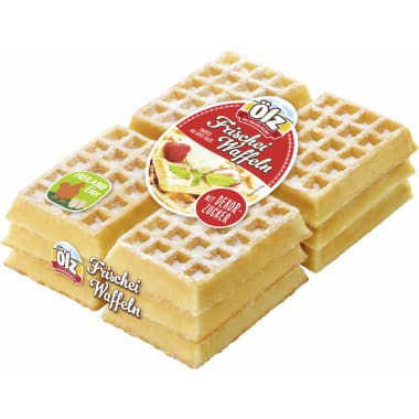 Ölz Frischei-Waffeln gezuckert