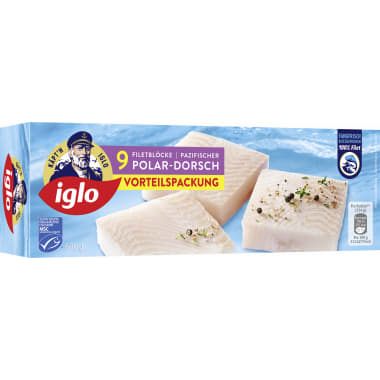 Iglo Polardorsch natur MSC 9er-Packung