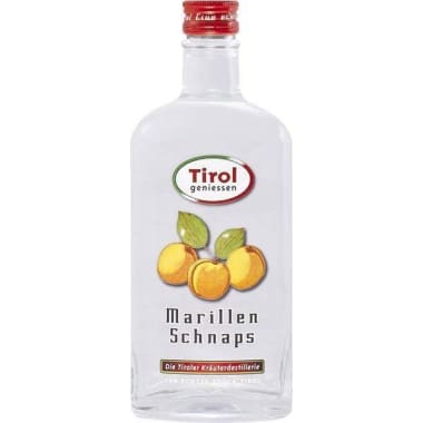 Die Tiroler Kräuterdestillerie Marillen Schnaps 40%