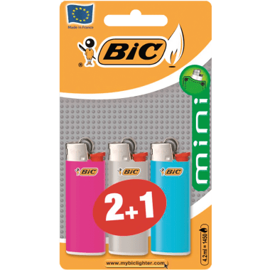 BIC Feuerzeuge Mini 2+1 J25