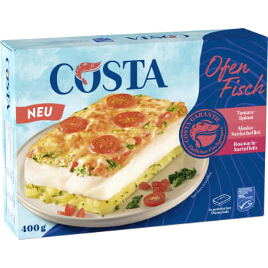 Costa Ofenfrisch Tomate-Spinat Alaska MSC