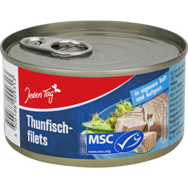 Jeden Tag MSC Thunfischfilets natur
