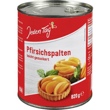 Jeden Tag Pfirsichspalten