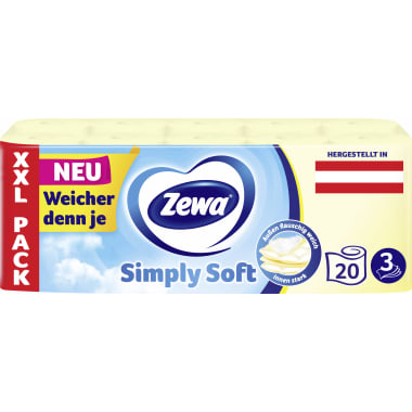 Zewa Comfort Toilettenpapier gelb 3-lagig