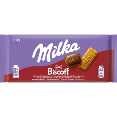 Milka Schokolade Biscoff