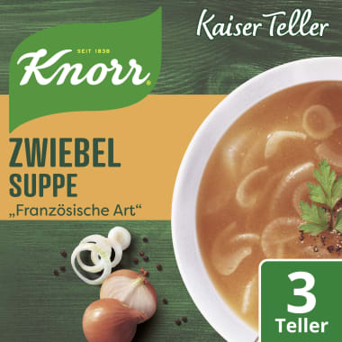 Knorr Kaiser Teller Zwiebelsuppe