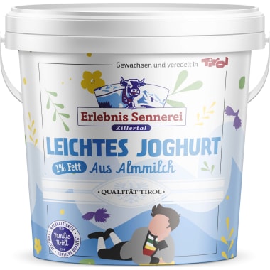 Erlebnissennerei Zillertal Leichtes Joghurt 1% 1kg