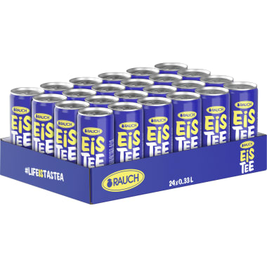 Rauch Eistee Zitrone 24x 0,33 l