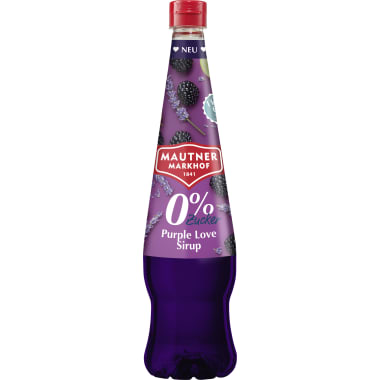 Mautner Markhof Sirup Purple Love 0% Zucker 0,7 Liter