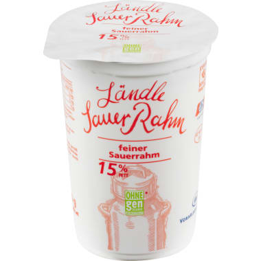 Vorarlberg Milch Ländle Sauerrahm 15%