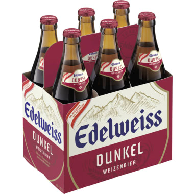 Edelweiss Weißbier Dunkel Tray 0,5 Liter