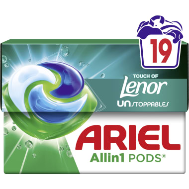 Ariel Allin1 Pods Touch of Lenor Unstoppables 19 Waschgänge