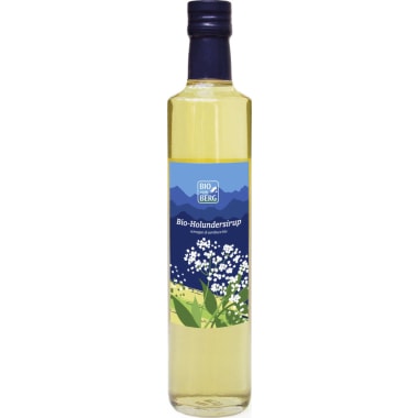 BIO vom BERG Bio Sirup Holunder 0,5 Liter