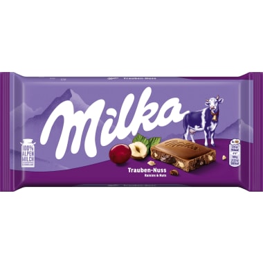 Milka Schokolade Traube Nuss