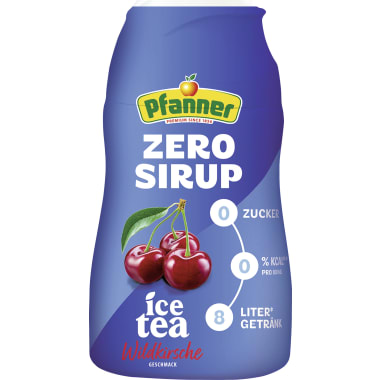 Pfanner Eistee Wildkirsche Zero Sirup 57 ml