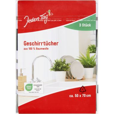Jeden Tag Geschirrtücher 50x70cm