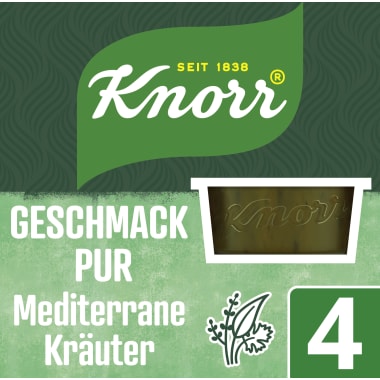 Knorr Bouillon Pur Mediterrane Kräuter