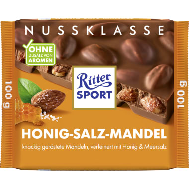 Ritter Sport Schokolade Nussklasse Honig-Salz-Mandel