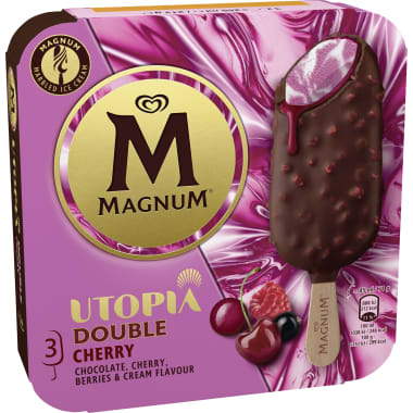 Eskimo Magnum Utopia Double Cherry 3er-Packung