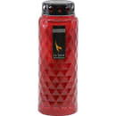 Grablicht Kristal Premium rot