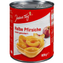 Pfirsichhälften leicht gezuckert