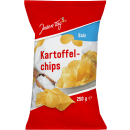 Kartoffelchips gesalzen