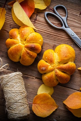 Kürbisbrötchen