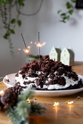 No-bake Maulwurfkuchen