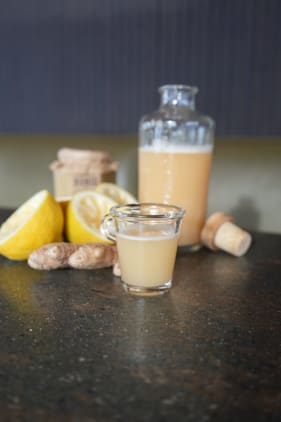 Ingwer-Zitronen-Honig-Shot